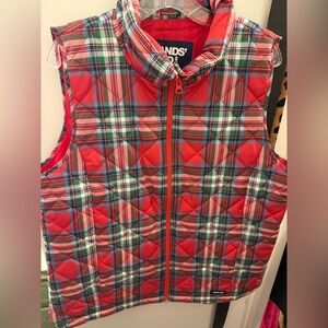 Lands end zip up vest